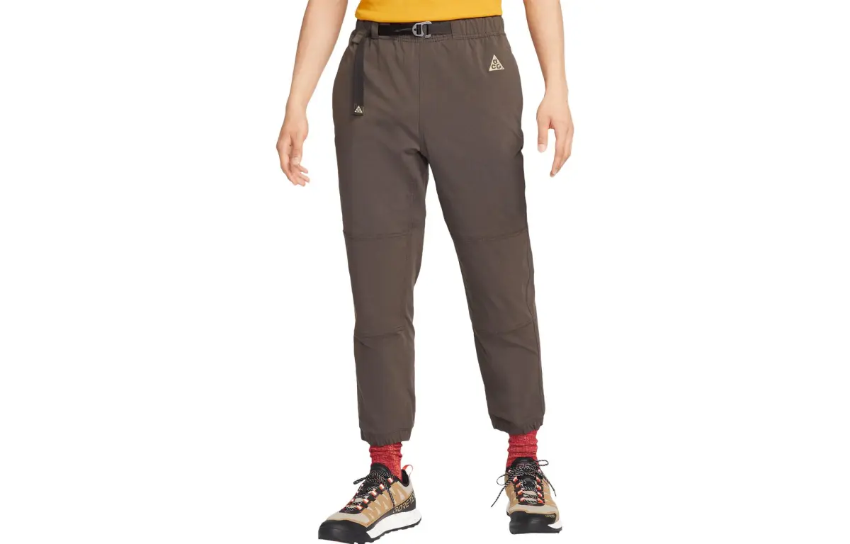 Nike Casual Pants Men's Brown Moderate Cuffed Pants