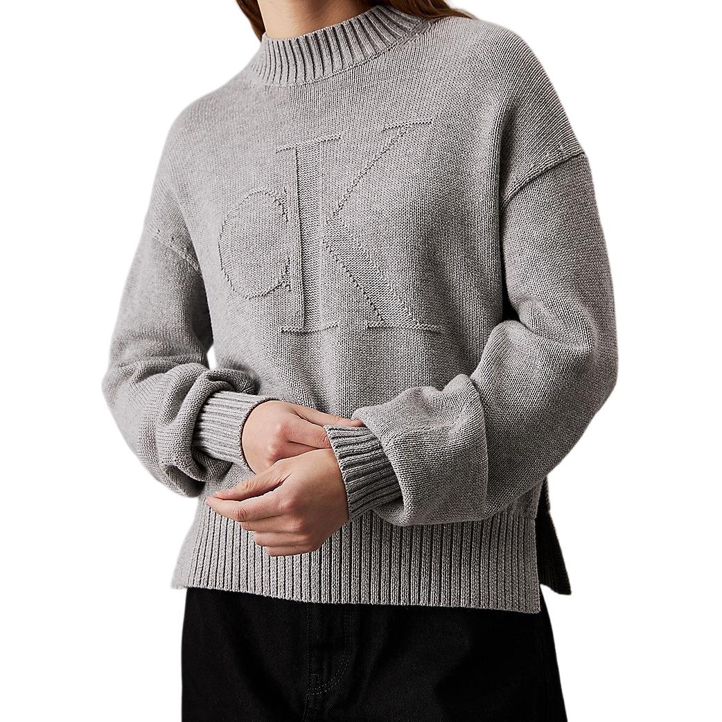 Женский свитер CALVIN KLEIN (серый)
