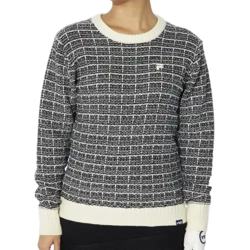 FILA Sweaters Women's Black Crew Neck Moderate Other