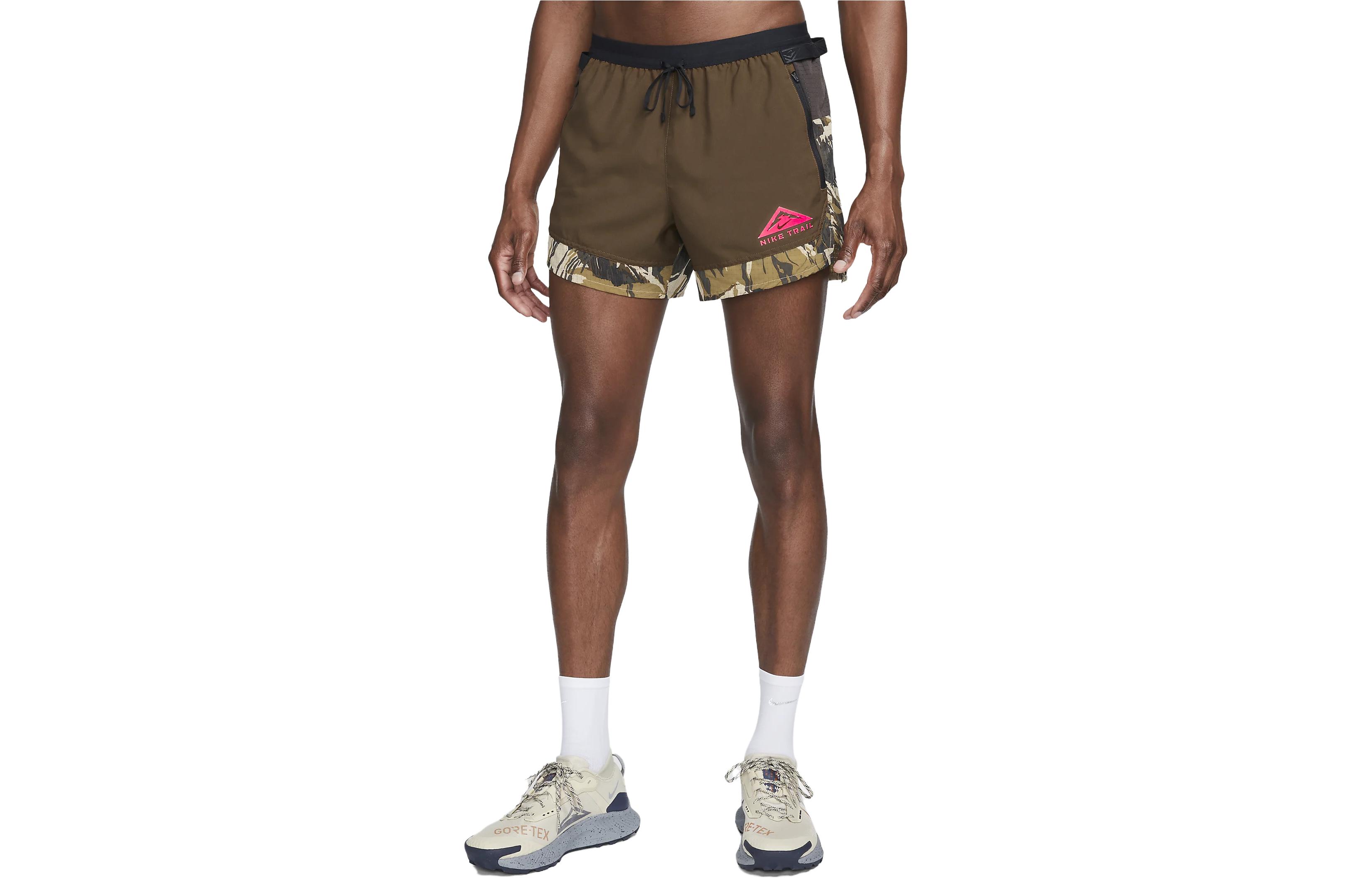 Nike Dri FIT Flex Stride Casual Shorts Men's Brown
