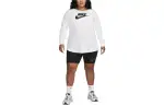 Nike Sportswear Club Women's Long Sleeve T Shirt Plus Size