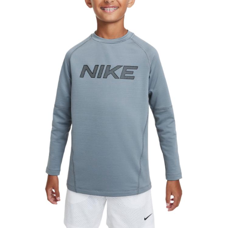 Футболка Nike NikeT Dri-FIT Long-Sleeve Training Top (серая)