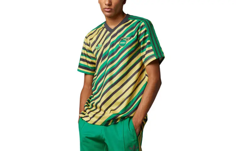 Adidas Originals Free Shipping With AdiClub Jamaica Trefoil Jersey
