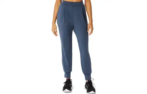 ASICS Knitted Sweatpants Women's Blue Moderate Other