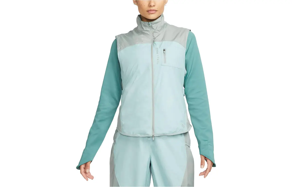 Nike Vests Women's Mica Green Stand Collar Moderate Other