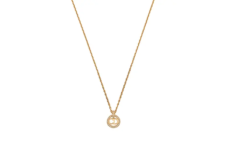 DIOR Metal Necklaces Women's Gold