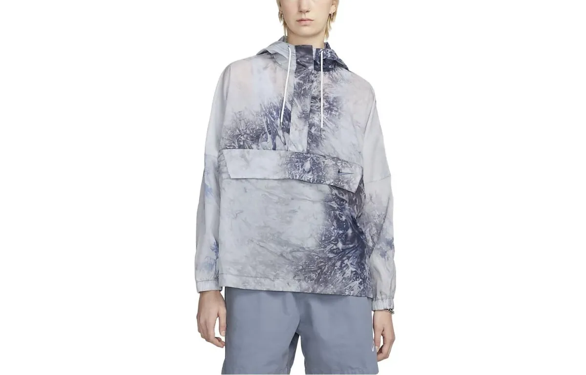 Nike Sportswear Women's Tie-Dye Woven Jacket Gray