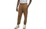 Jordan Knitted Sweatpants Men's Brown Moderate Cuffed Pants