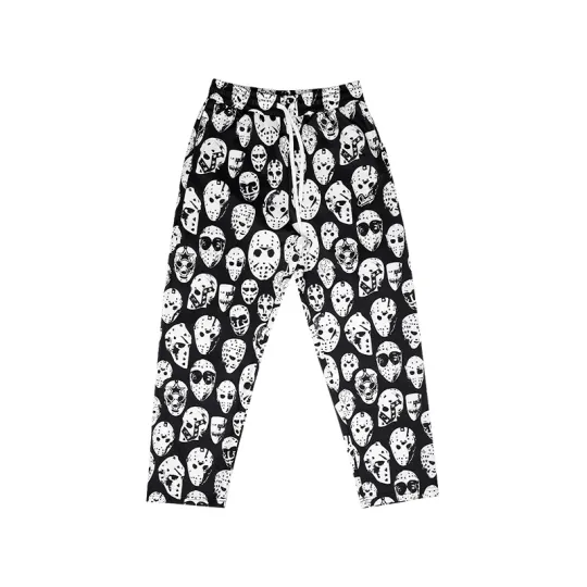 Slamble Casual Pants Unisex Moderate Straight Fit Pants