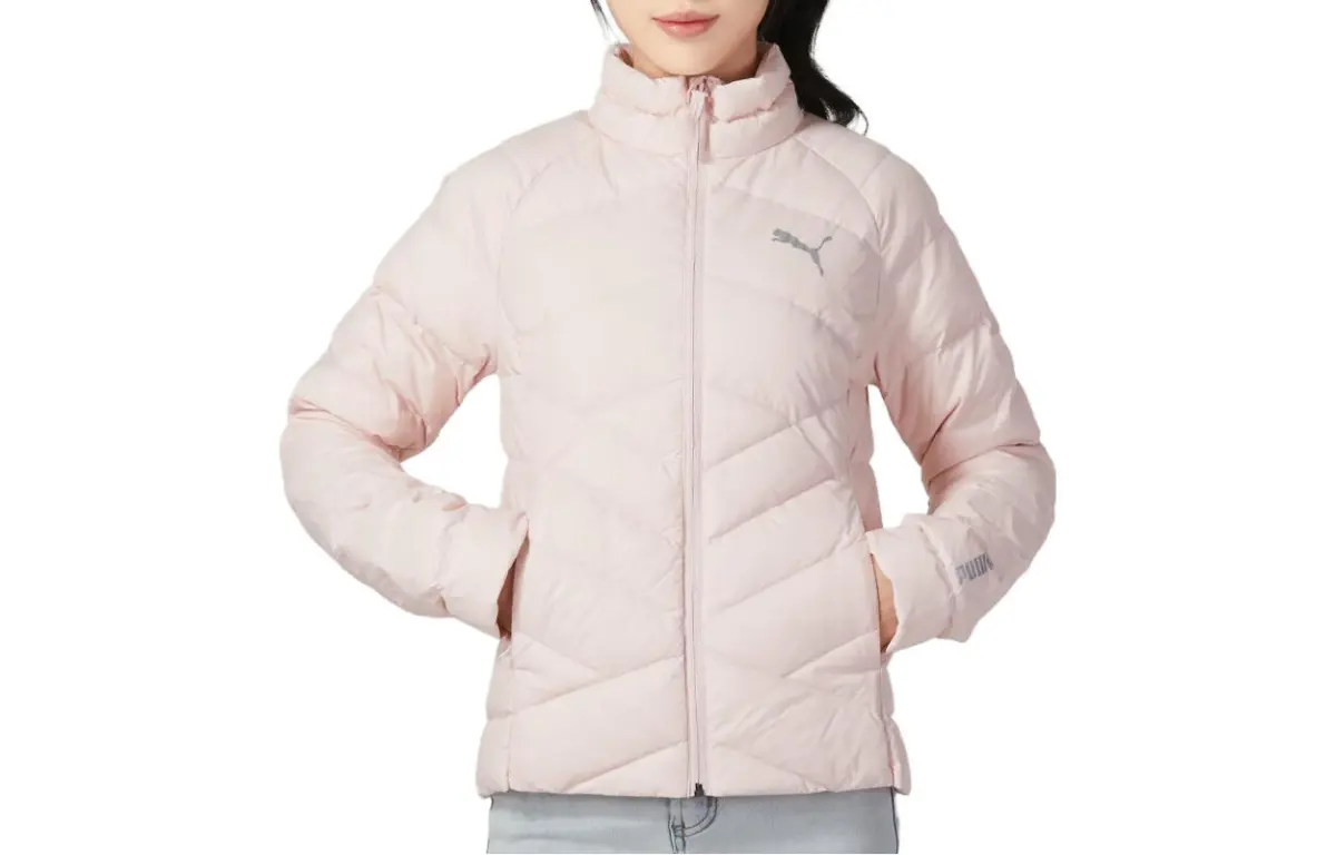 PUMA Down Jackets Women's Pink Moderate Down Jacket