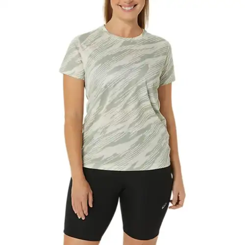 Asics T Shirt Women's Olive Gray