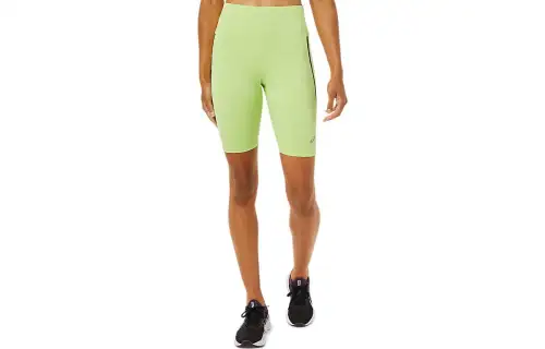 Asics Race Sprinter Tight Logo Sports Shorts Women's Lime Green