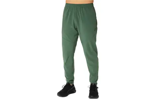 ASICS Casual Pants Men's Green Moderate Cuffed Pants