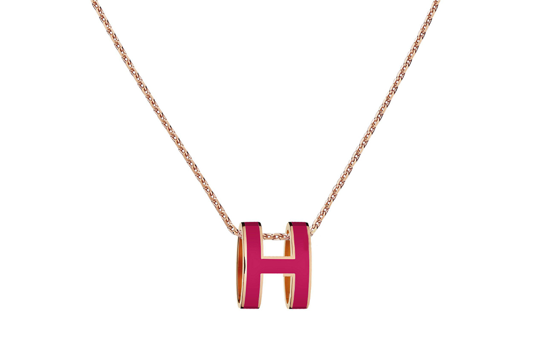 Женская сумка Hermes (розово-золотой)