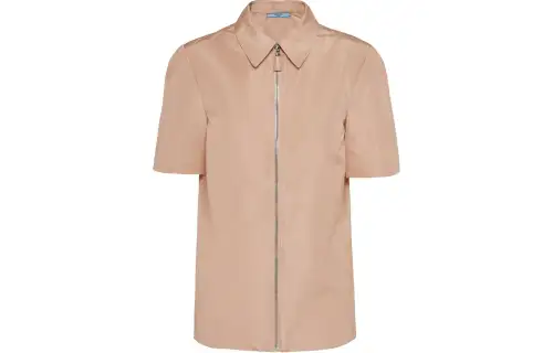 PRADA Short sleeved Faille Shirt