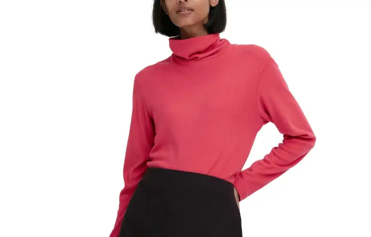 UNIQLO Knitwear Women's 14 Agate Red Lapel Moderate Other