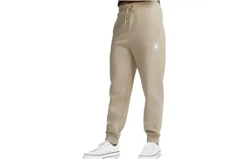 Converse Knitted Sweatpants Women's Khaki Moderate Cuffed Pants