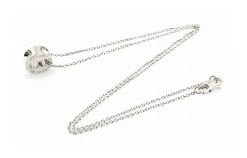 LOUIS VUITTON White Gold Necklaces Unisex Silver