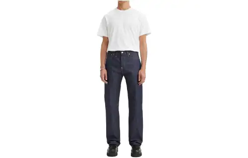 Levis Jeans Men's Dark Blue Moderate Straight Fit Pants