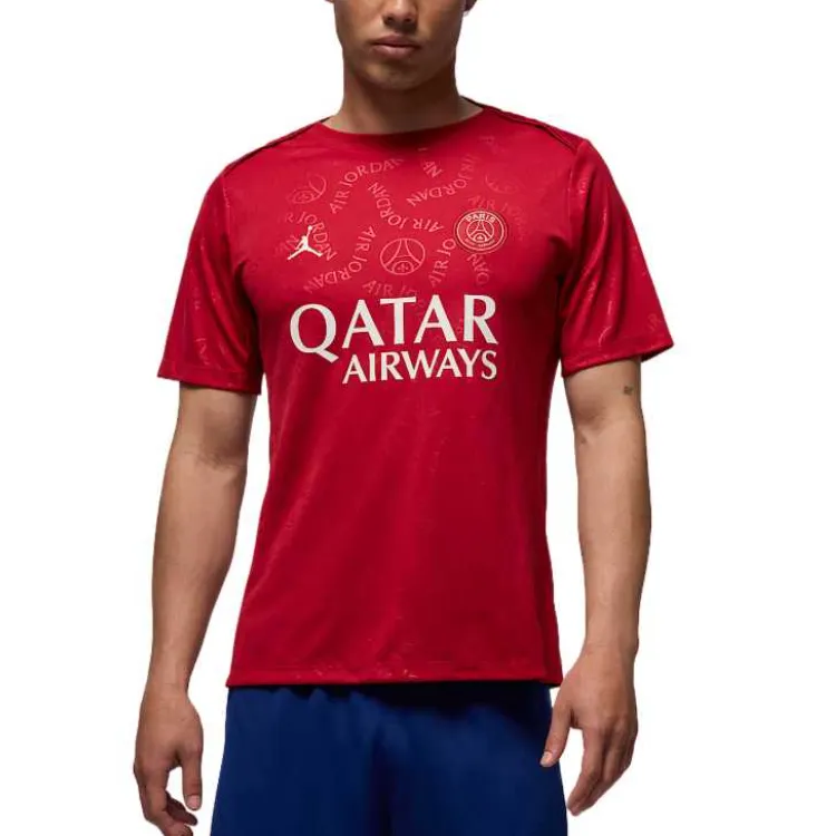 Jordan Paris Saint Germain Academy Pro Fourth Men's Jordan Dri FIT Soccer Short Sleeve Pre Match Top