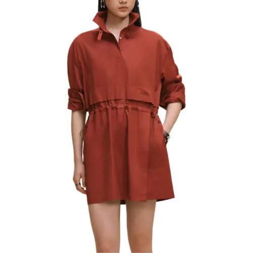 HERMES FW25 Long Sleeved Dress Women's