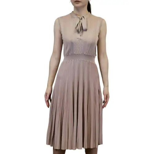 LOUIS VUITTON Sleeveless Dress Women's Pink
