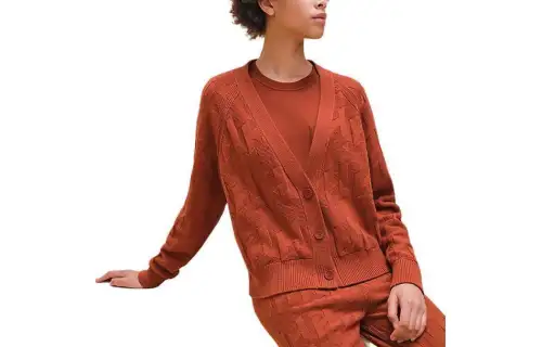 HERMES SS24 Knitwear Women's Turin Red