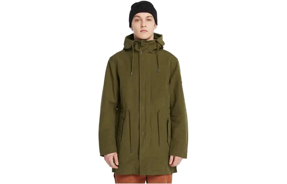 Timberland Parka Coat Men's Dark Olive Green