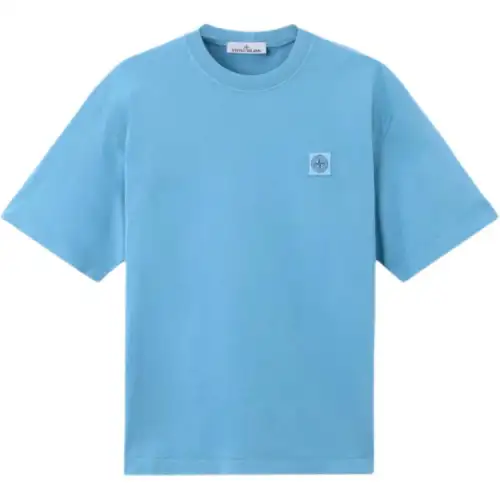 Stone Island logo-patch short-sleeve T-shirt