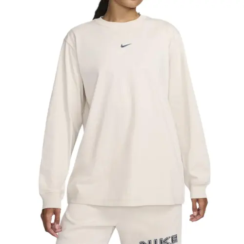 Nike Drop Shoulder Sleeve T Shirt Women's Light Orewood Brown