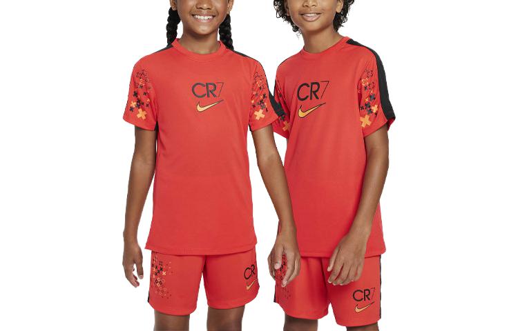 Nike Sports football children's short sleeve T-shirt with a round collar, children's clothing, with your logo imprint