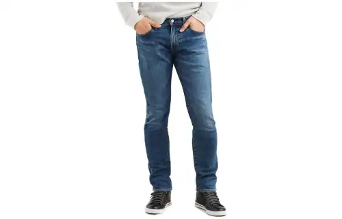 Levis Jeans Men's Blue Moderate Straight Fit Pants