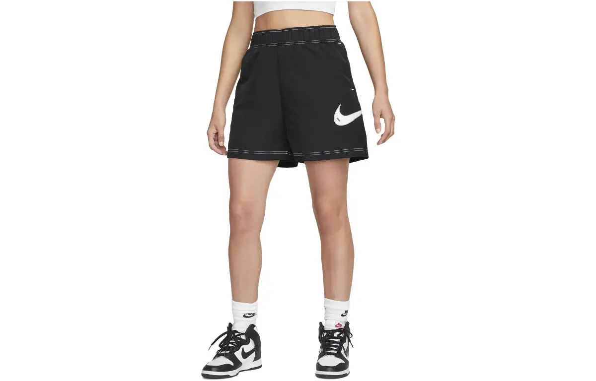 Nike Sports Shorts Women's Black Moderate Woven Shorts