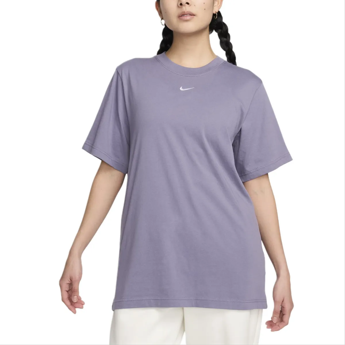 Nike Drop Shoulder Sleeve T Shirt Women's Purple