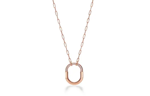 TIFFANY & CO. Lock Necklaces Unisex