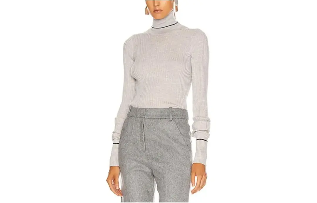 Maison Margiela Sweaters Women's Gray Turtleneck Moderate Other