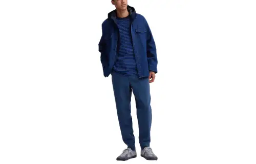 UNIQLO Knitted Sweatpants Unisex Dark Blue Moderate Sweatpants