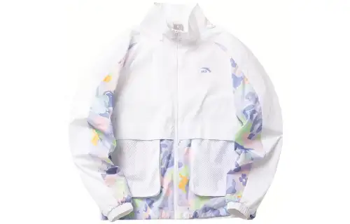 ANTA Life Collection Jackets Women's White Stand Collar Moderate Other