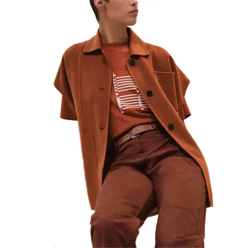 HERMES Jackets & Coats Women's Brown