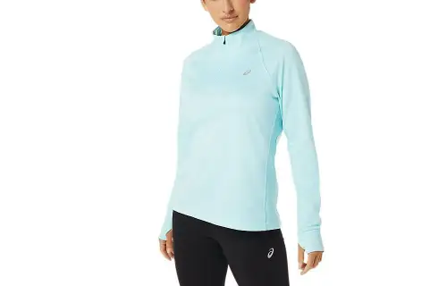 ASICS T Shirts Women's Blue Moderate Straight Fit