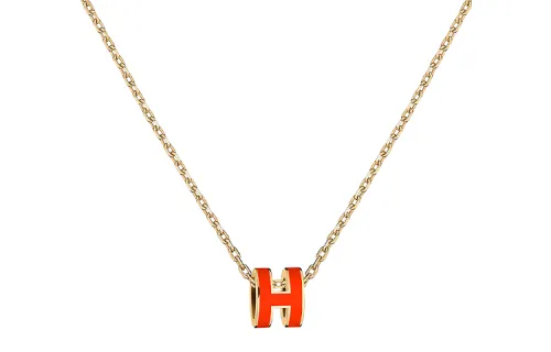 HERMES POP H Metal Necklaces Women's