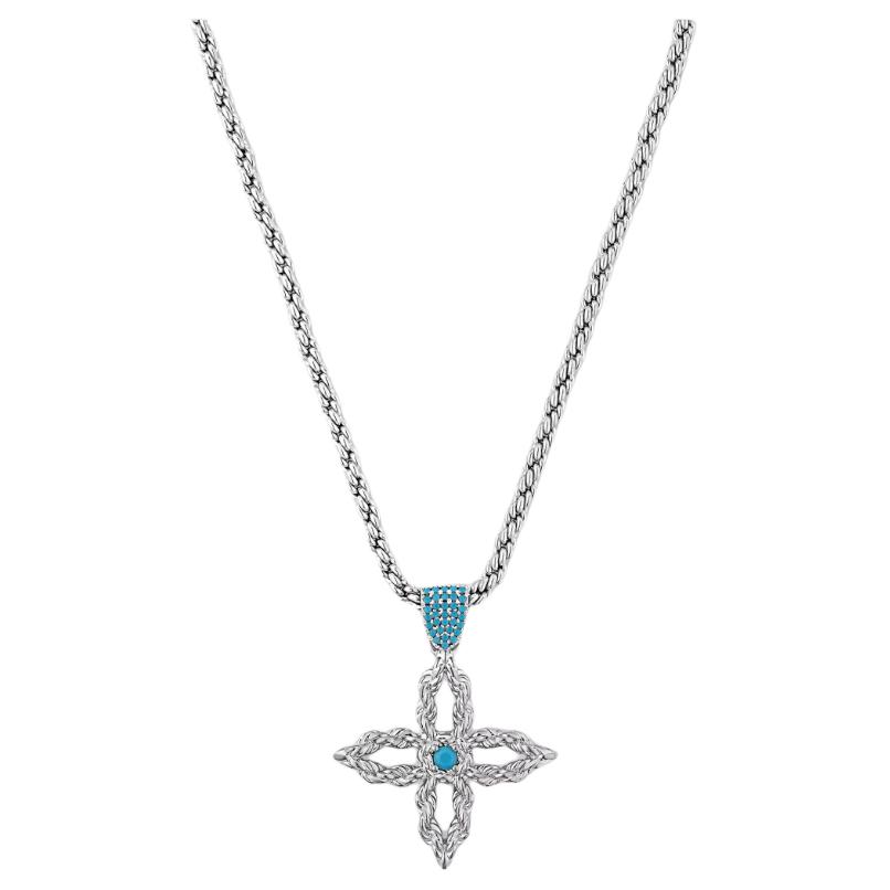 Колье Louis Vuitton FLOWER ROPE M02062 (серебристое)