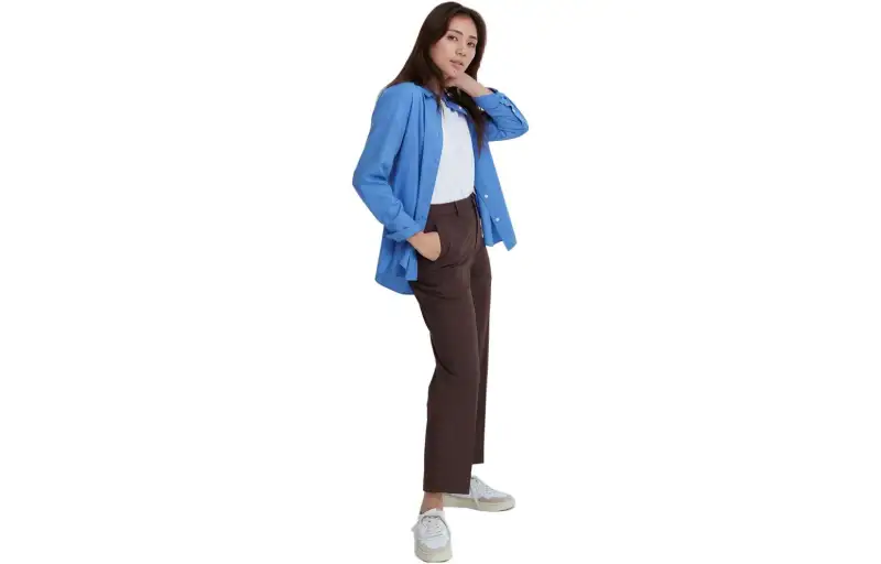 UNIQLO Suit Pants Women's Dark Umber
