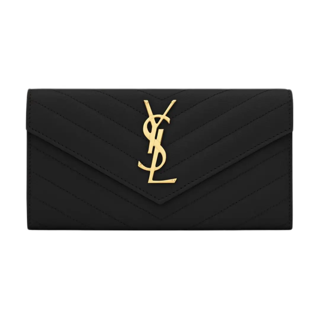 Saint Laurent logo-appliqué wallet