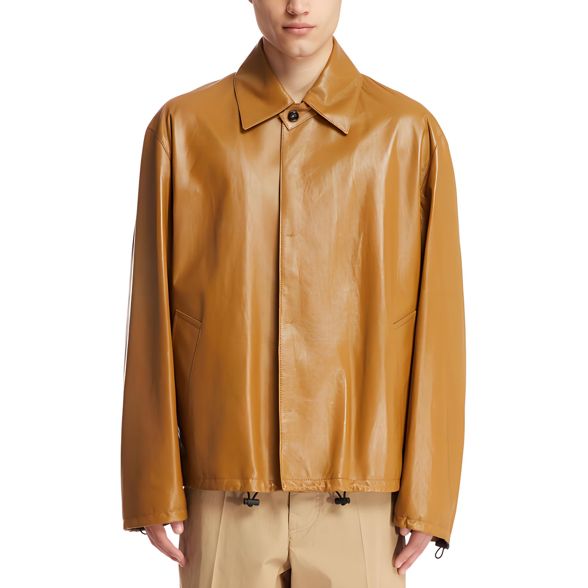 Мужская куртка Bottega Bottega Veneta (бежевая)