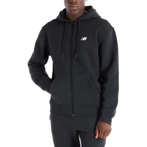 New Balance Sport Essentials Logo Fleece Full Zip Hoodie