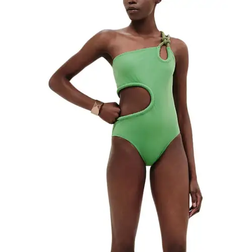 HERMES Bikinis Women's Green Moderate