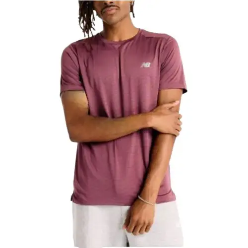 New Balance T Shirt Men's Gray Purple