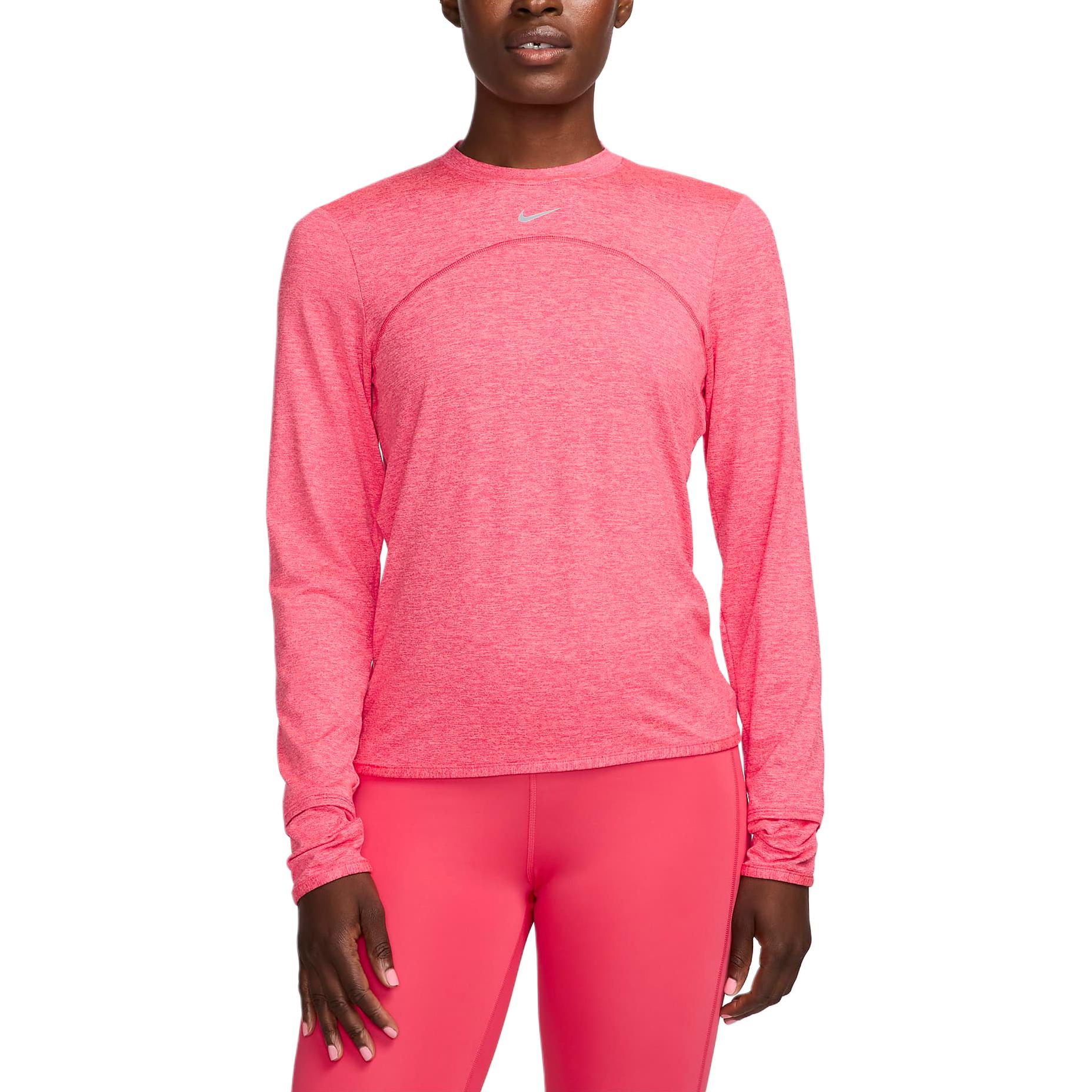 Nike Dri FIT Swift Element UV T Shirt Women's Aster Pink Red