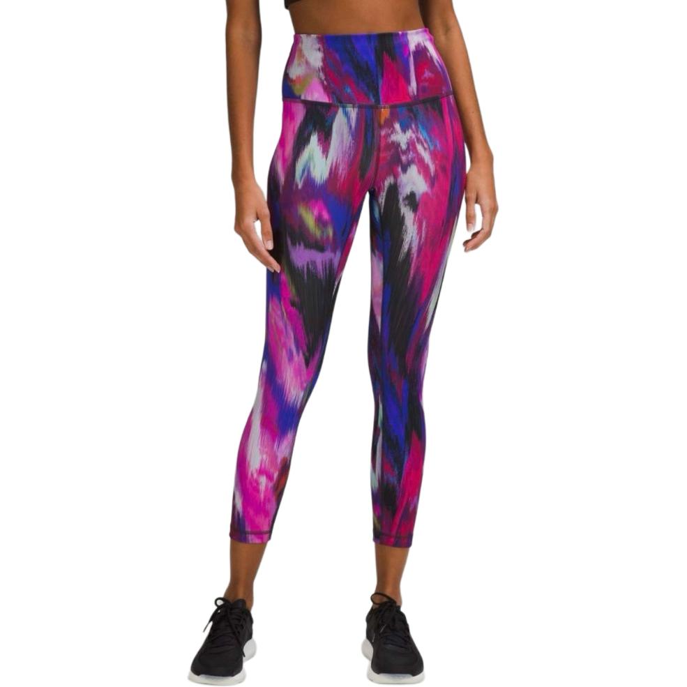 Lululemon Wunder Train Everlux™ Fabric High Rise Crop Sports Pants Women’s Multicolor